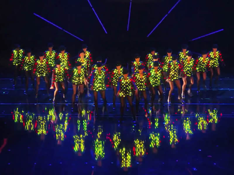 The Rockettes on America's Got Talent - LED Jackets by Enlighted ...
