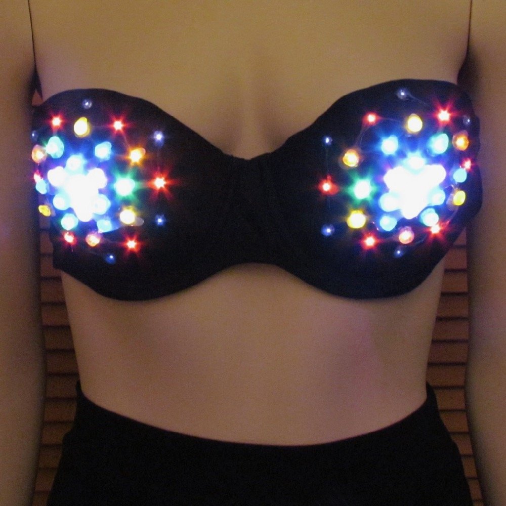 Black Nerve Bra