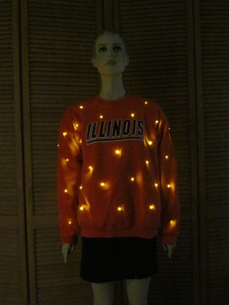 Flashing Orange Sweatshirt