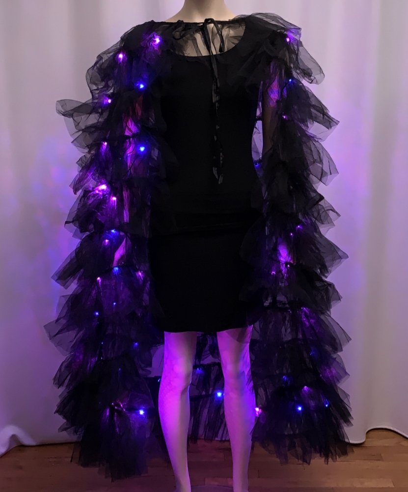 Ruffled LED Cape