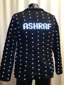 Black Suit with White LEDs