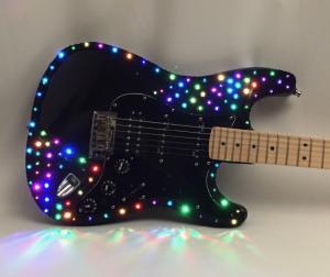 LED guitar and violin